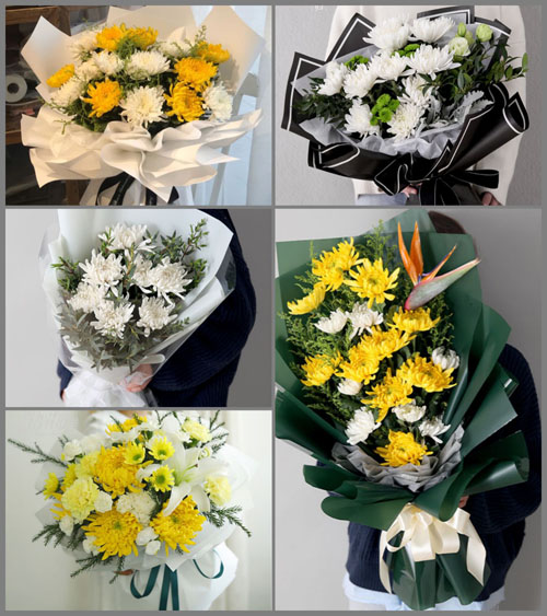 贵州遵义桐梓县黄莲乡黄莲坝村白事花束代送